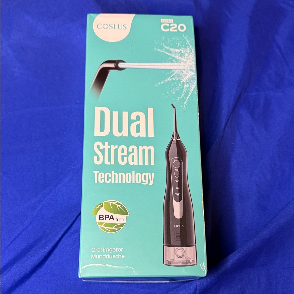 C20 Black Oral Irrigator with Dual Stream Technology